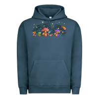 Pigment Midnight Navy magic mushroom Urban Hoodie - TumblerDesignByShophia