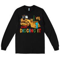 Black i'm 1 and digging it Long Sleeve Tee - Artiststas