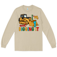 Mushroom i'm 1 and digging it Long Sleeve Tee - Artiststas