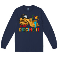 Navy i'm 1 and digging it Long Sleeve Tee - Artiststas