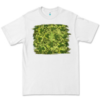 White st patricks day shamrock leopard background Premium Tee - RanaPortraitStore