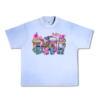 Grape Ice stitch with lilo coffee cups Urban Heavy Tee - AdoDesignShop