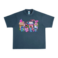 Stitch With Lilo Coffee Cups Urban Heavy Tee | Teevron
