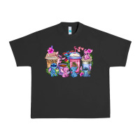 Pigment Black stitch with lilo coffee cups Urban Heavy Tee - AdoDesignShop