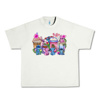 Pistachio stitch with lilo coffee cups Urban Heavy Tee - AdoDesignShop