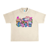Sandshell stitch with lilo coffee cups Urban Heavy Tee - AdoDesignShop