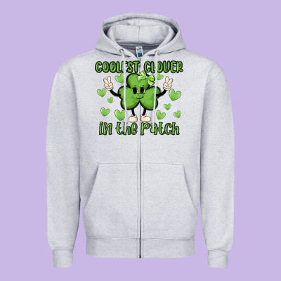 Coolest Clover To Pinch Zipper Hoodie Designed By Maliassmallbusiness