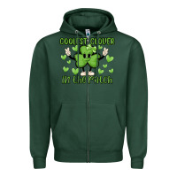 Sports Green coolest clover to pinch Zipper Hoodie - MaliasSmallBusiness