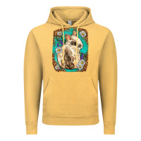 Vintage Mustard Western Rabbit Vintage Hoodie - Neo Western