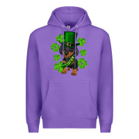 St. Patrick's Day Lucky Dachshund Puppy Premium Hoodie | Teevron
