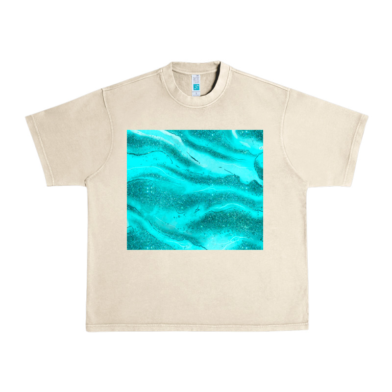 Turquoise Glitter Urban Heavy Tee by JahusDesignShop | Teevron