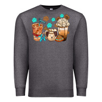Charcoal Heather dog coffee cups with  food container bbs Premium Sweatshirt - BundleAndBundleShop