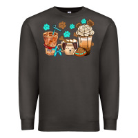 Smoke dog coffee cups with  food container bbs Premium Sweatshirt - BundleAndBundleShop
