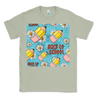 Matcha back to school seamless pattern Classic Tee - BundleAndBundleShop