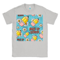 Moon Dust back to school seamless pattern Classic Tee - BundleAndBundleShop