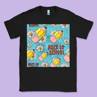 Back To School Seamless Pattern Classic Tee Designed By Bundleandbundleshop