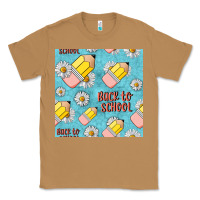 Toasted Coconut back to school seamless pattern Classic Tee - BundleAndBundleShop