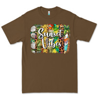 Cacao sunset vibes brush stroke Premium Tee - BarkalooDesign