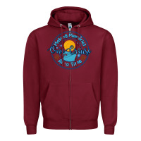 Burgundy making memories at a time Zipper Hoodie - MaliasSmallBusiness