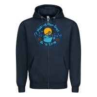 Navy making memories at a time Zipper Hoodie - MaliasSmallBusiness