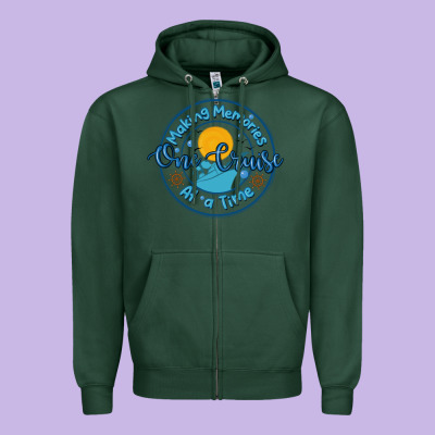 Making Memories At A Time Zipper Hoodie Designed By Maliassmallbusiness