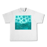 Lunar Rock turquoise glitter star Urban Heavy Tee - JahusDesignShop