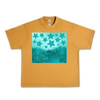 Peanut Butter turquoise glitter star Urban Heavy Tee - JahusDesignShop