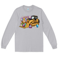 Moon Dust easter bulldozer bunny egg leopard Long Sleeve Tee - Artiststas