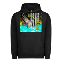 Pigment Black reel cool dad bass Urban Hoodie - TumblerDesignByShophia