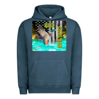 Pigment Midnight Navy reel cool dad bass Urban Hoodie - TumblerDesignByShophia