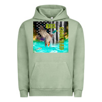 Pigment Oil Green reel cool dad bass Urban Hoodie - TumblerDesignByShophia