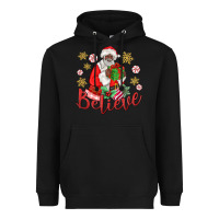 Black believe black santa christmas Heavyweight Hoodie - MaliasSmallBusiness