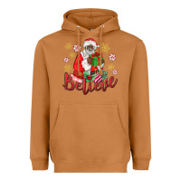 Meerkat believe black santa christmas Heavyweight Hoodie - MaliasSmallBusiness