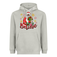 Moon Dust believe black santa christmas Heavyweight Hoodie - MaliasSmallBusiness