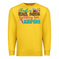 Lemon just a nail boss building her empire bbs Premium Sweatshirt - BundleAndBundleShop