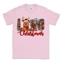 Bubblegum Pink love christmas reindeer Classic Tee - Jasminsmagicworld