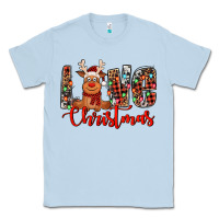 Dusty Blue love christmas reindeer Classic Tee - Jasminsmagicworld