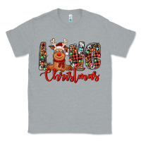 Heather Grey love christmas reindeer Classic Tee - Jasminsmagicworld