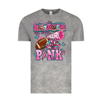 Cloud Rock in october we wear cheer pink football Vintage Tee - AdoDesignShop
