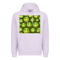 Lilac st. patrick's day lucky face Premium Hoodie - RanaPortraitStore