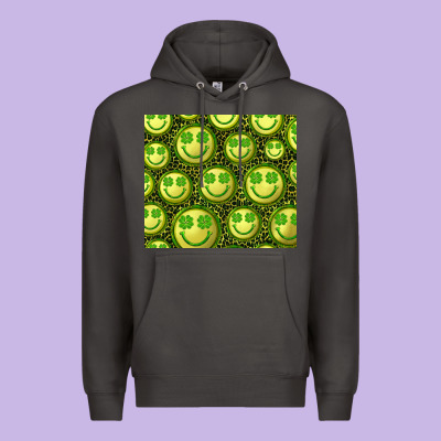 St. Patrick's Day Lucky Face Premium Hoodie Designed By Ranaportraitstore