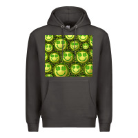 Smoke st. patrick's day lucky face Premium Hoodie - RanaPortraitStore