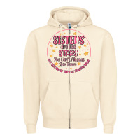 Sandshell sisters are like stars you can't always see them Zipper Hoodie - MaliasSmallBusiness