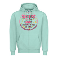 Seafoam sisters are like stars you can't always see them Zipper Hoodie - MaliasSmallBusiness