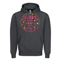 Smoke sisters are like stars you can't always see them Zipper Hoodie - MaliasSmallBusiness