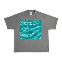 Tornado turquoise glitter heart Urban Heavy Tee - JahusDesignShop