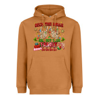 Meerkat deck the halls and not your family Heavyweight Hoodie - MaliasSmallBusiness