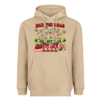 Mushroom deck the halls and not your family Heavyweight Hoodie - MaliasSmallBusiness