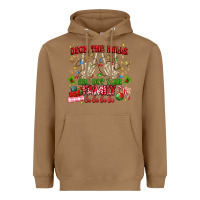 Deck The Halls And Not Your Family Heavyweight Hoodie | Teevron