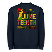 Navy juneteenth fist free ish since 1865 Heavyweight Sweatshirt - HRA Design Shop